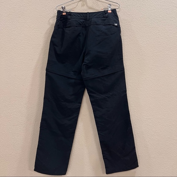 The North Face Convertible Pant Women's Sz 10Long 42*32 Black Nylon Outdoor EUC - Picture 4 of 12